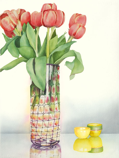 Coral Tulips