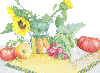 Heirloom Tomatoes & Sunflowers